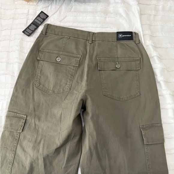 Olive Re Generation Cargo Jeans - Picture 7 of 12